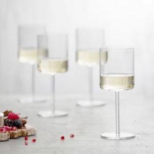 Set de 4 Copas de vino de cristal
