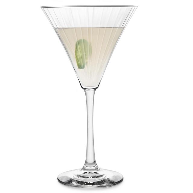 Libbey Paneled Martini Glasses, 9.5-ounce, Set of 4