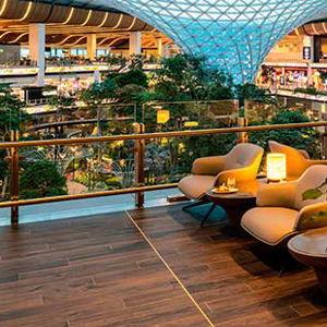 Qatar Business Lounge on Honeymoon Layover