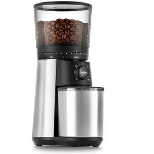 OXO Brew Conical Burr Coffee Grinder - Silver, Stainless Steel Burrs, One-Touch Automatic Smart Grind