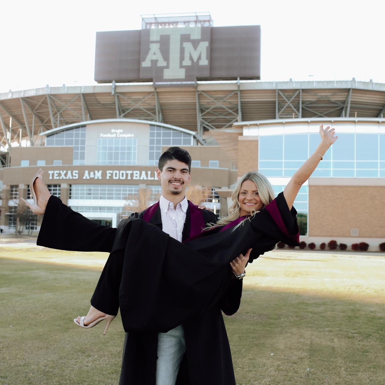 Graduation pictures at A&M!