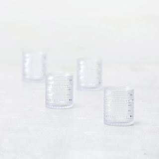 Orbetto Acrylic Double Old Fashioned Glass, Set of 4