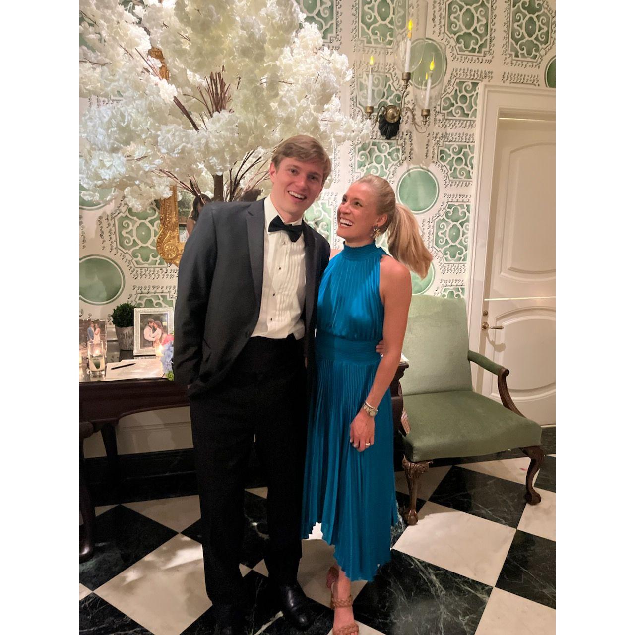 One of Paul and Madeline's many black tie affairs