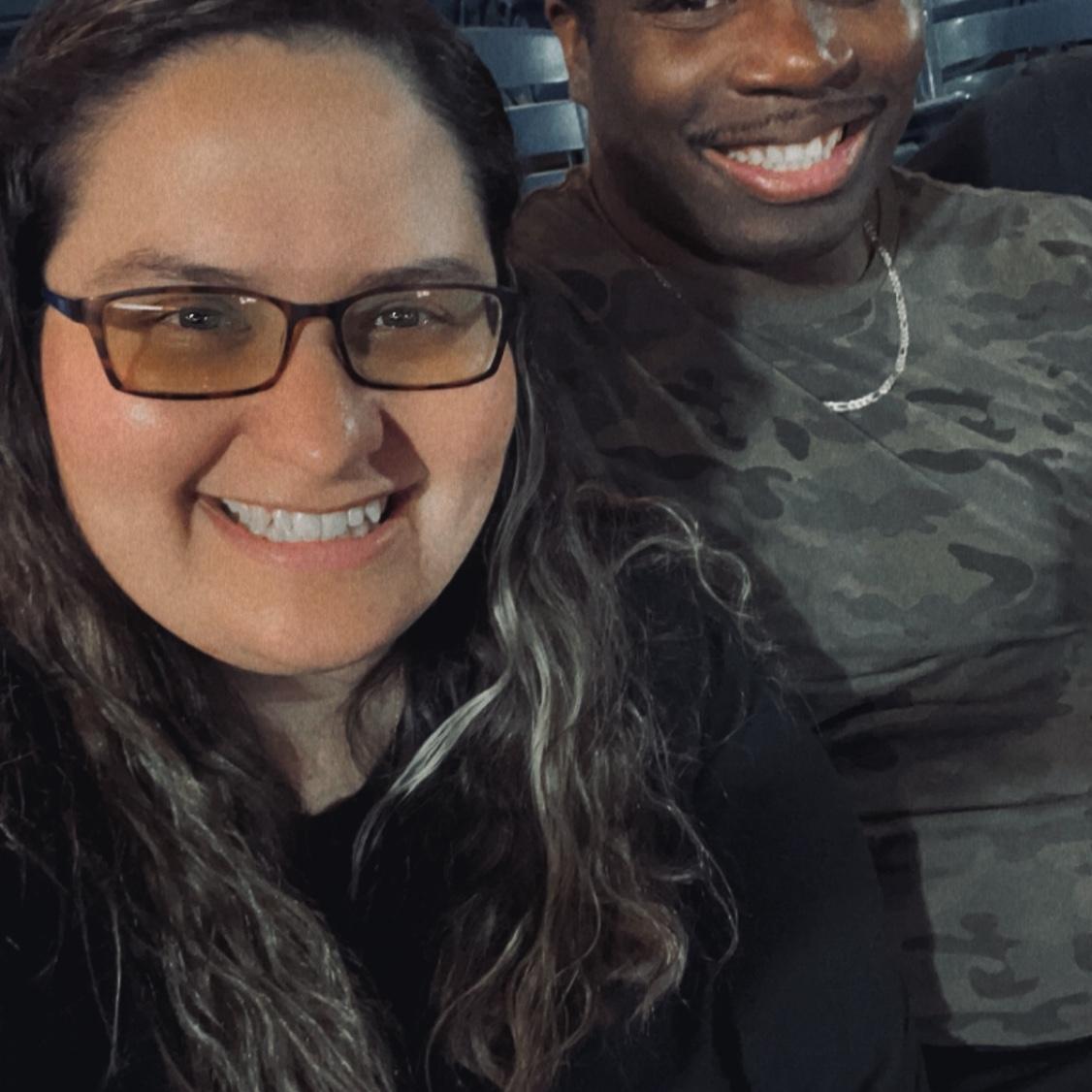 Our first picture together April 23, 2024