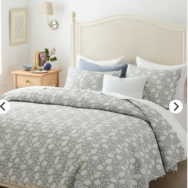 Pebblebrook Organic-Cotton Voile Quilt | Garnet Hill
