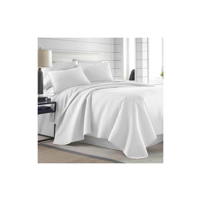 Southshore Fine Living Oversized Lightweight 3-Piece Quilt Set White King / California King