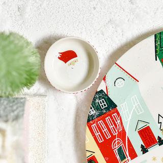 Vintage Santa Dipping Bowl, Set of 4