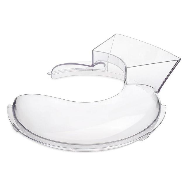 WASSUPTENET KitchenAid 4.5-5QT Pouring Cover for Mixing Bowl Dump Hoods (Stainless Steel, Glass, Ceramic) - Splash Guard for KitchenAid Tilt-Head Stand Mixers and Dishwasher Safety