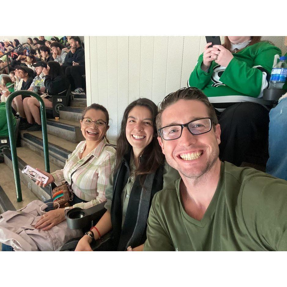 Dallas Stars hockey game with Karla's mom (February 2023)