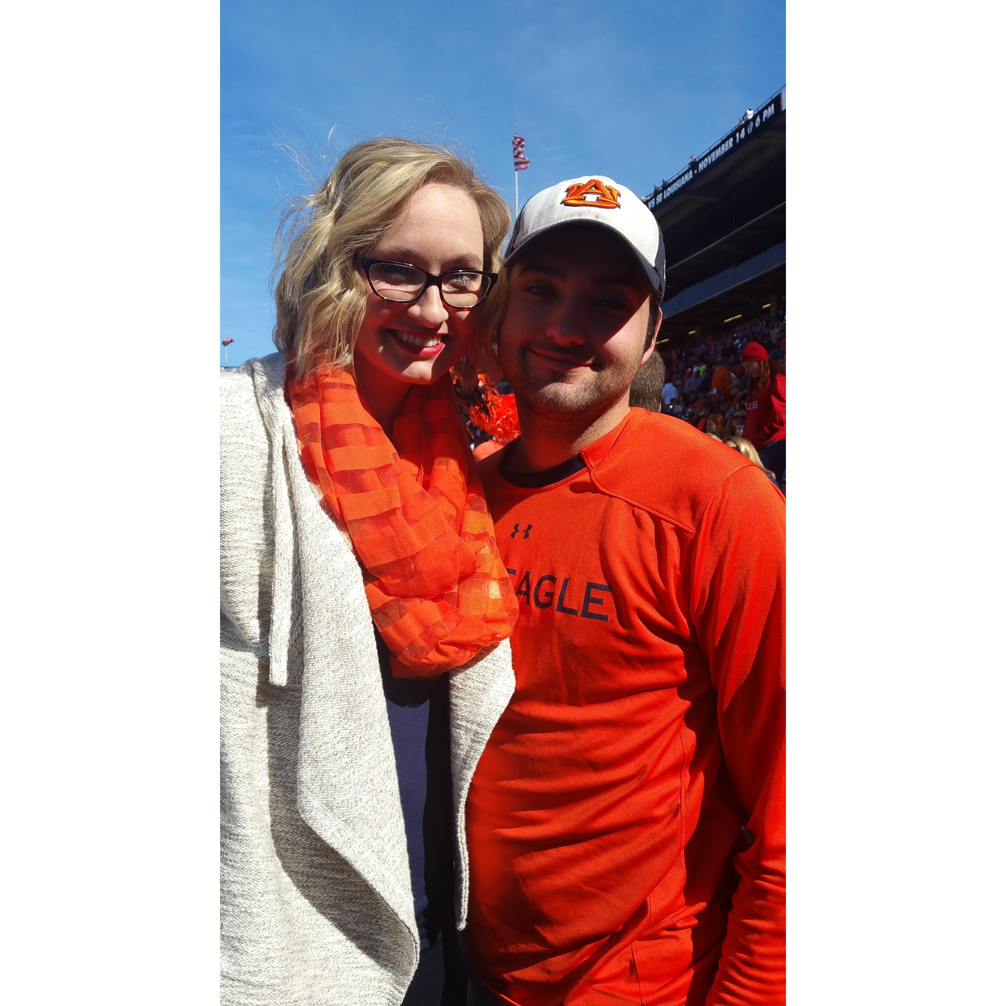 Auburn games always a favorite activity!