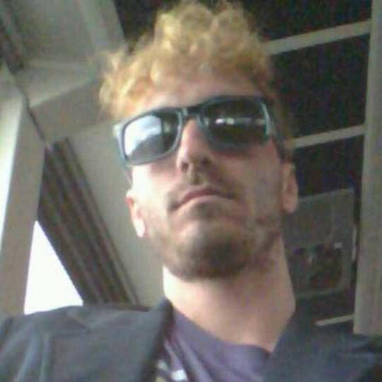 This random photo of Mike with a bleached blonde mohawk that everyone should have the pleasure of knowing about, 2013.