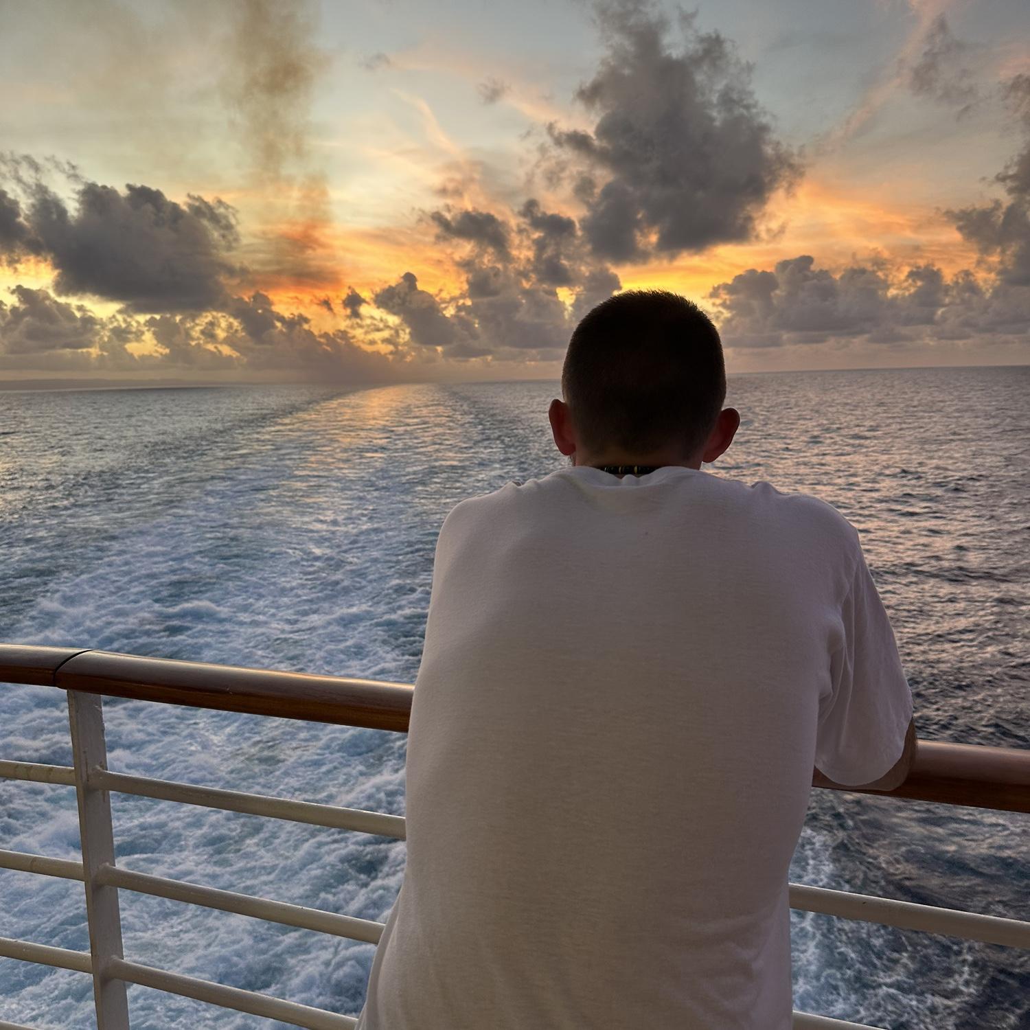 First cruise together to the Caribbean❤️🌅