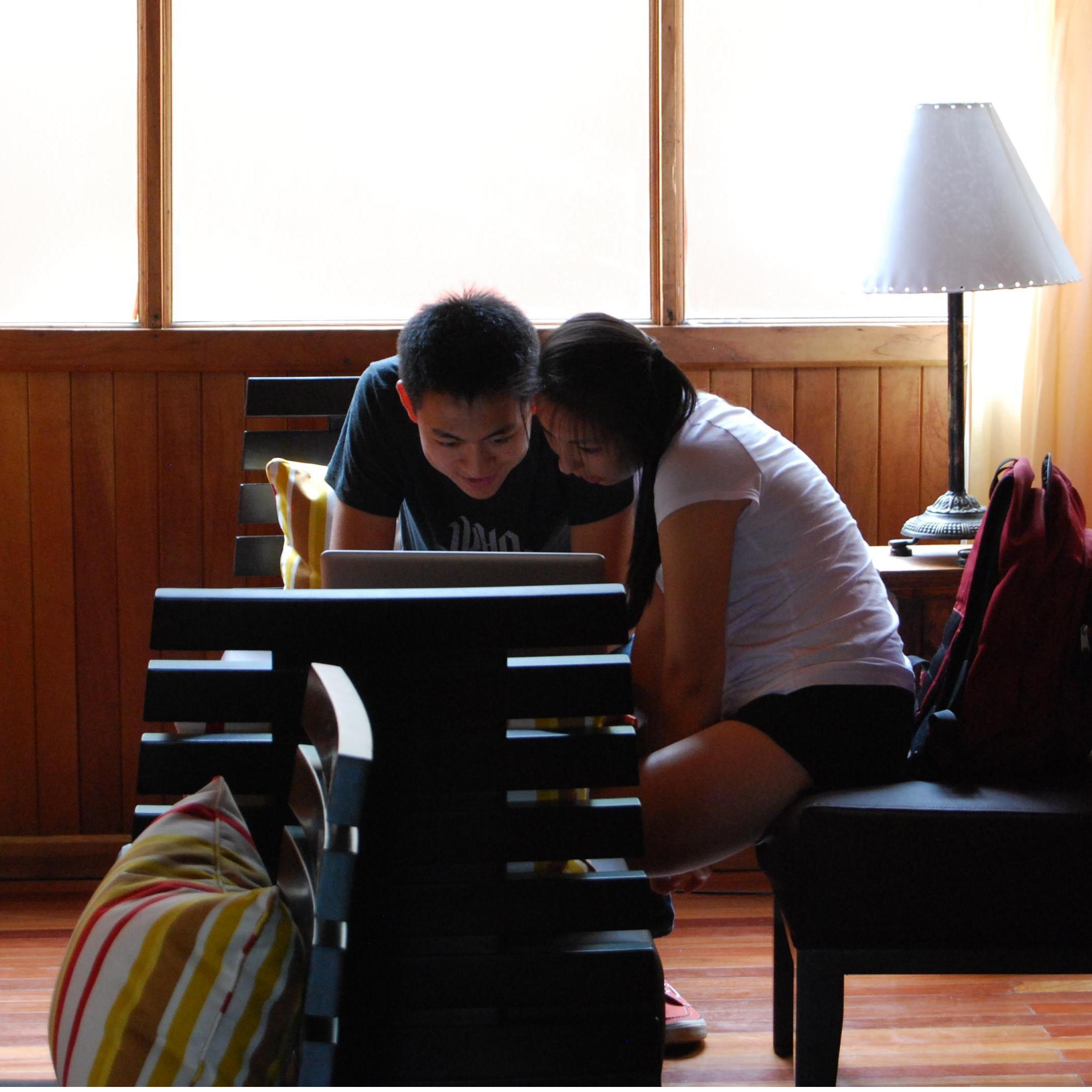 Summer 2013 - While in Costa Rica, Biqi and Franklin apply to med school.
