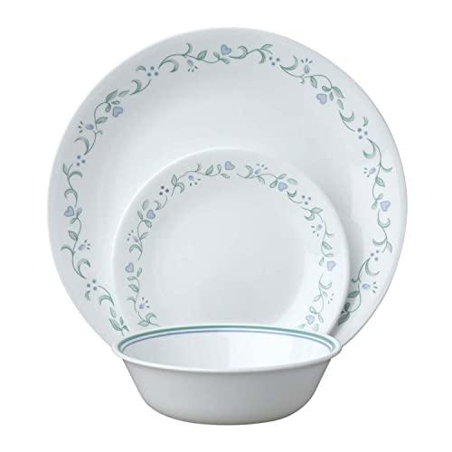 Corelle Livingware Country Cottage 18-Piece Dinnerware Set, Service for 6