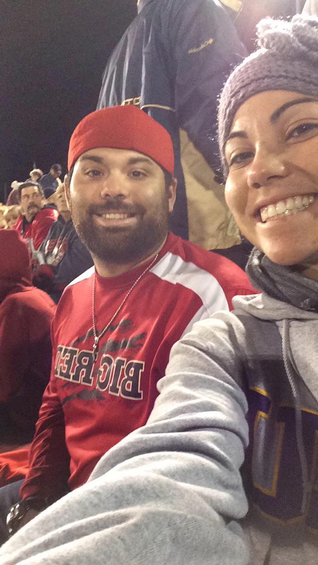 Our first Big Red Game together
