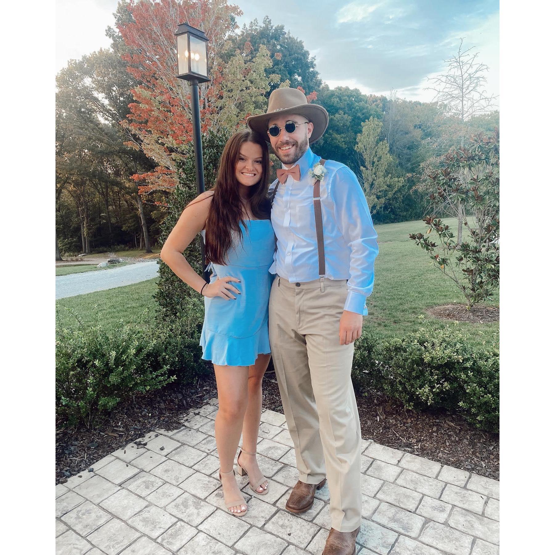Our first wedding together <3