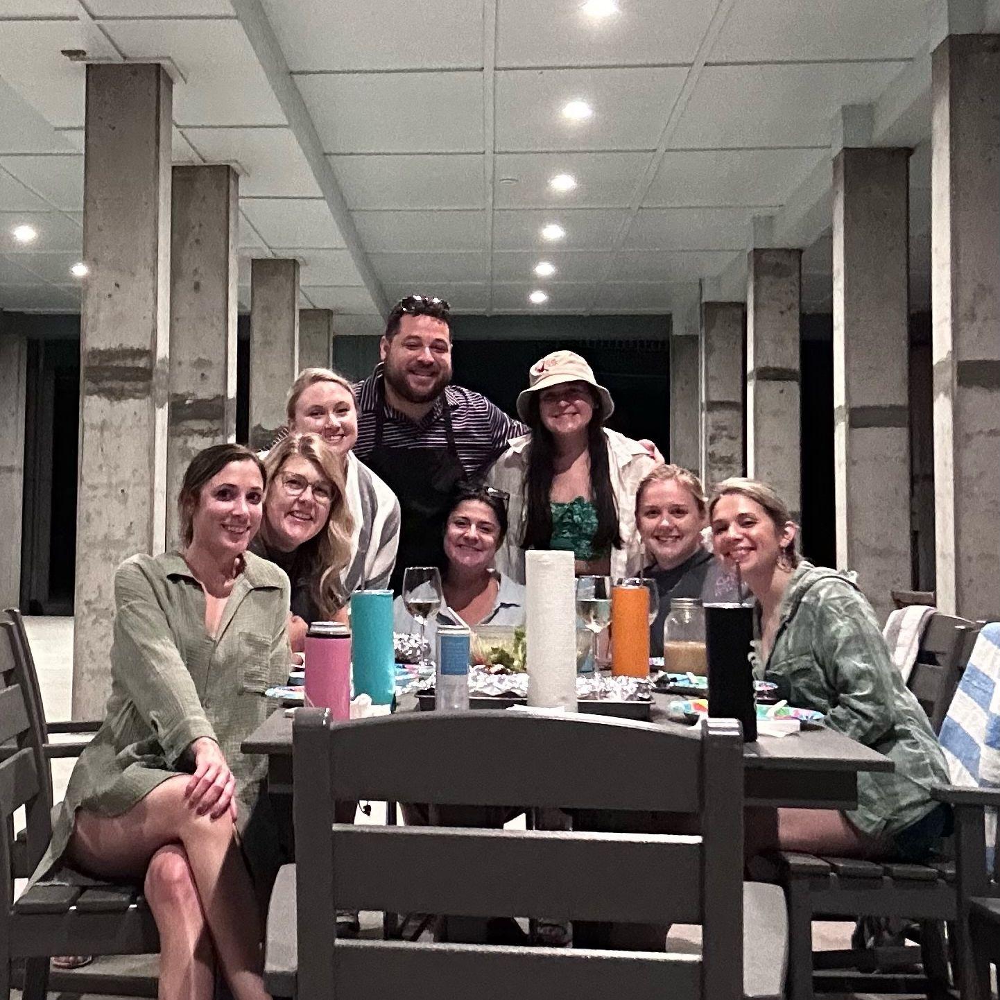 When Chef Luke visited Jessica's Bach trip to cook!