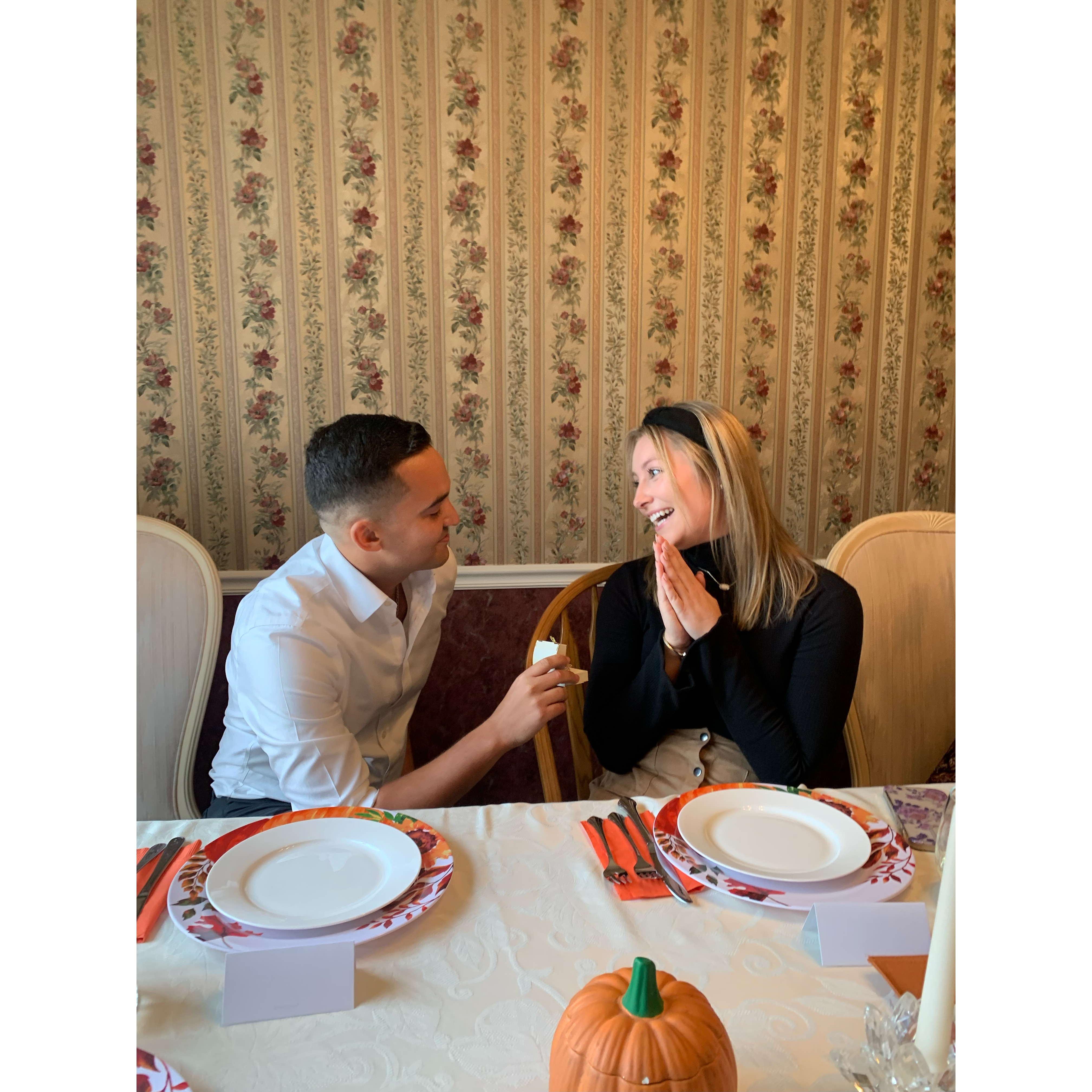 The proposal <3 