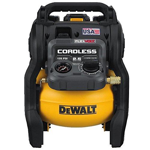 DEWALT DCC2560T1 FLEXVOLT 60V MAX 2.5 Gallon Cordless Air Compressor Kit (Made In the USA)