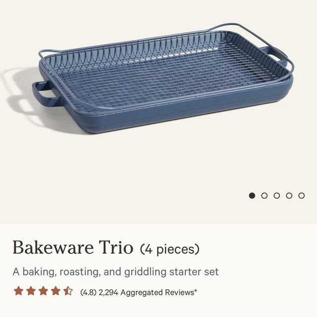 Bakeware Trio (Blue Salt)