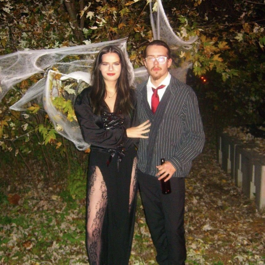 We LOVE Halloween, this is us as the Addams!