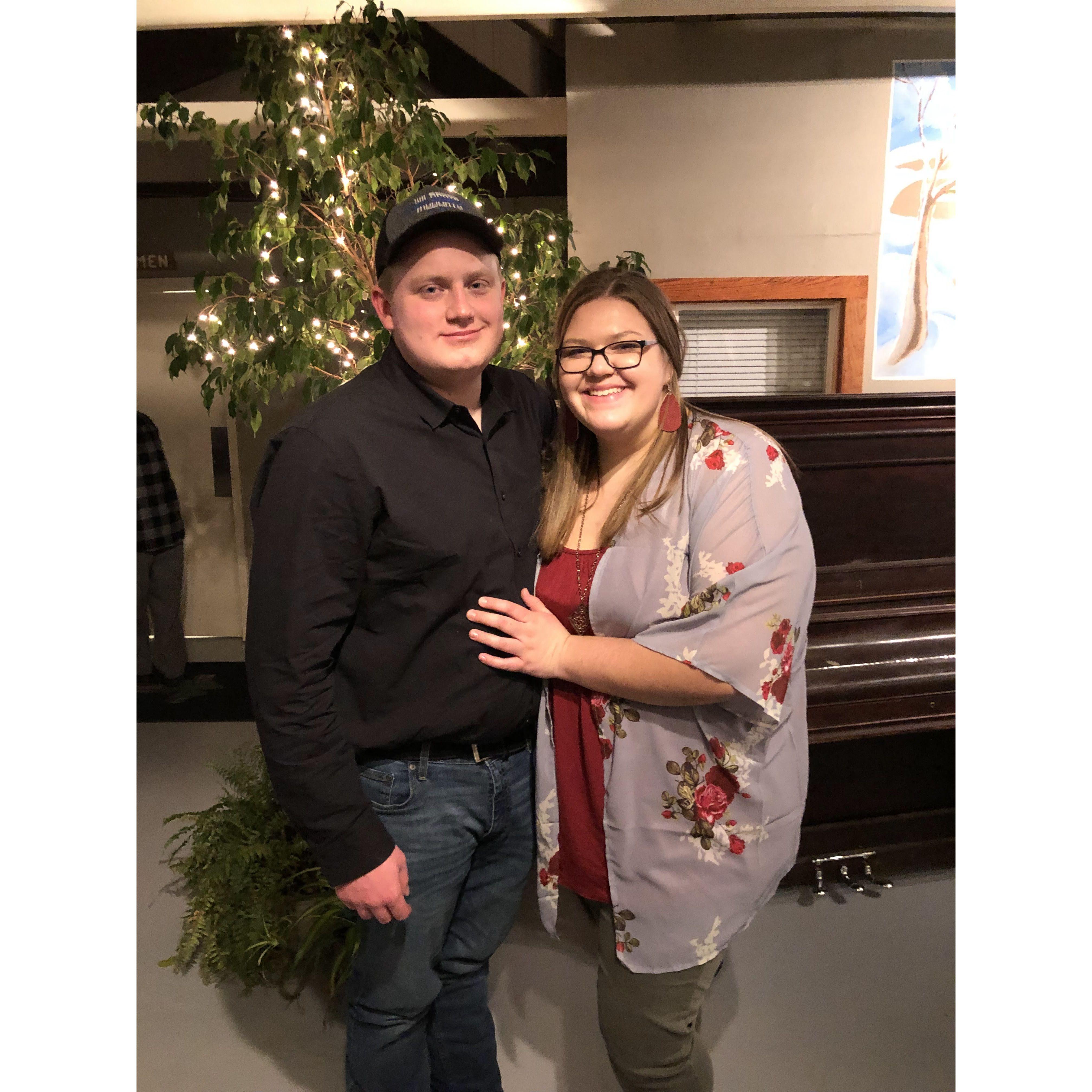 First outing as a couple. Fire Banquet 1-21-2023