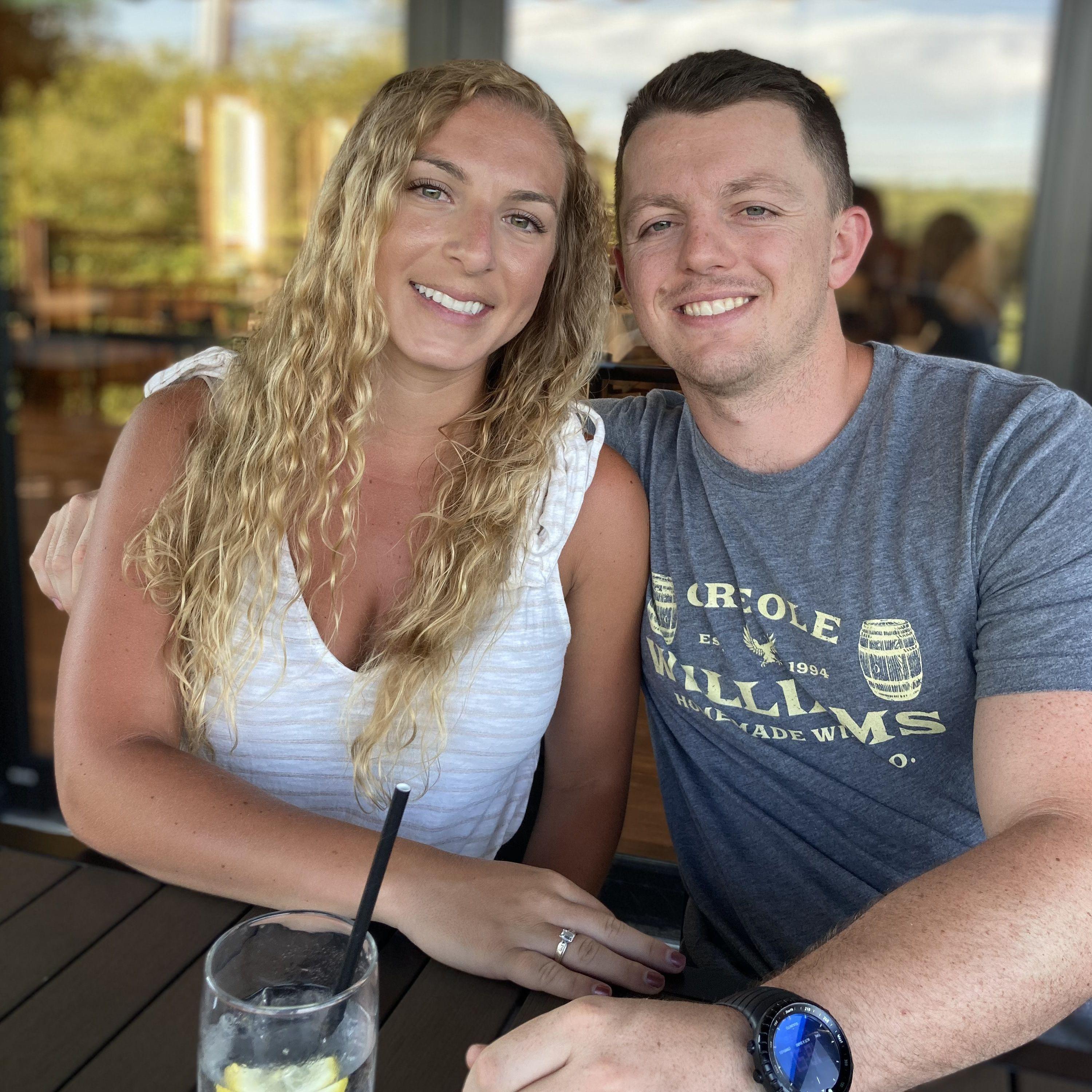 Celebrating the end of wedding venue shopping!