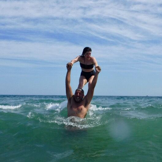 At the beach in Cape May, NJ