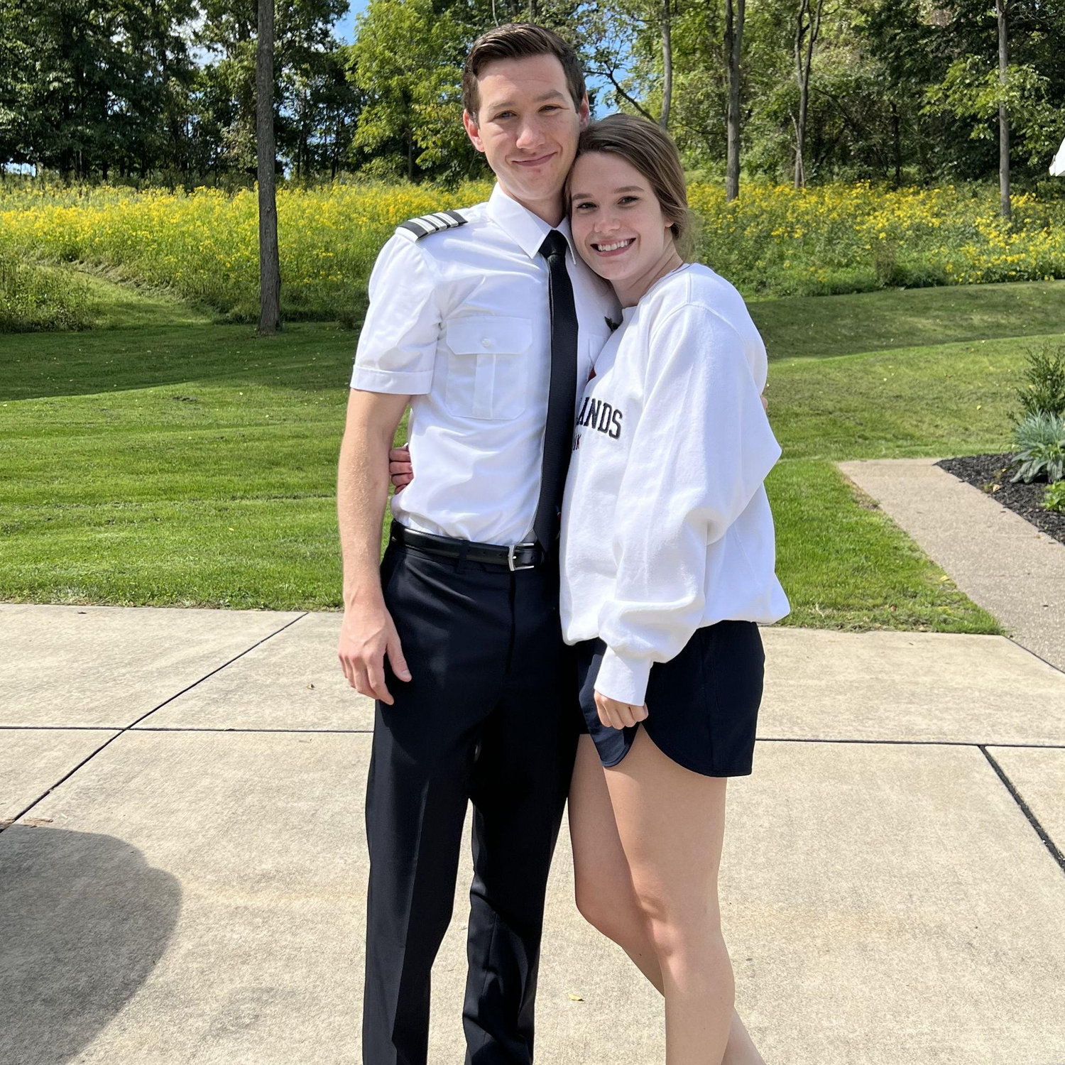 Will's first trip as an airline pilot!