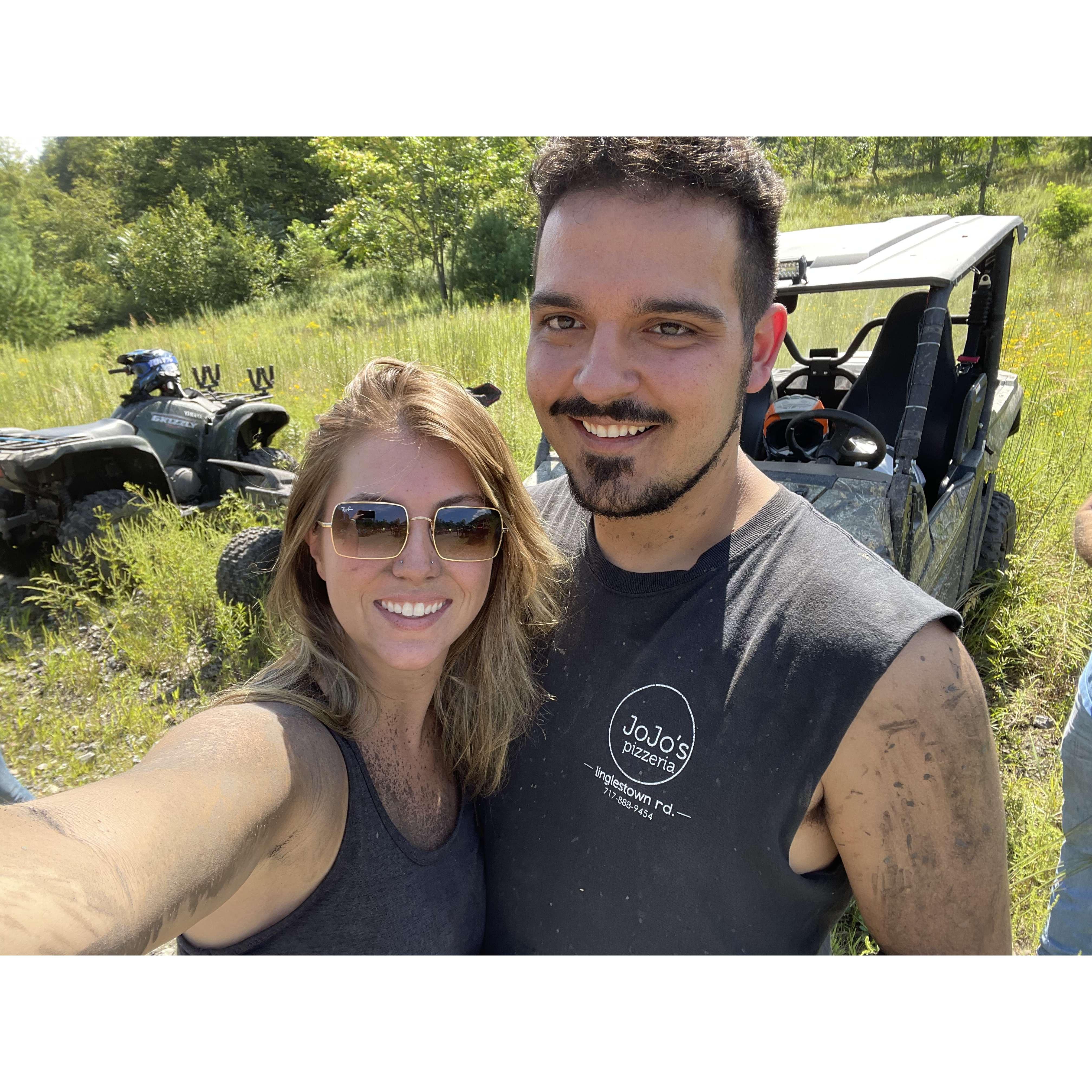 Our first "poker run" together!