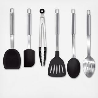Stainless 6-Piece Kitchen Tool Set