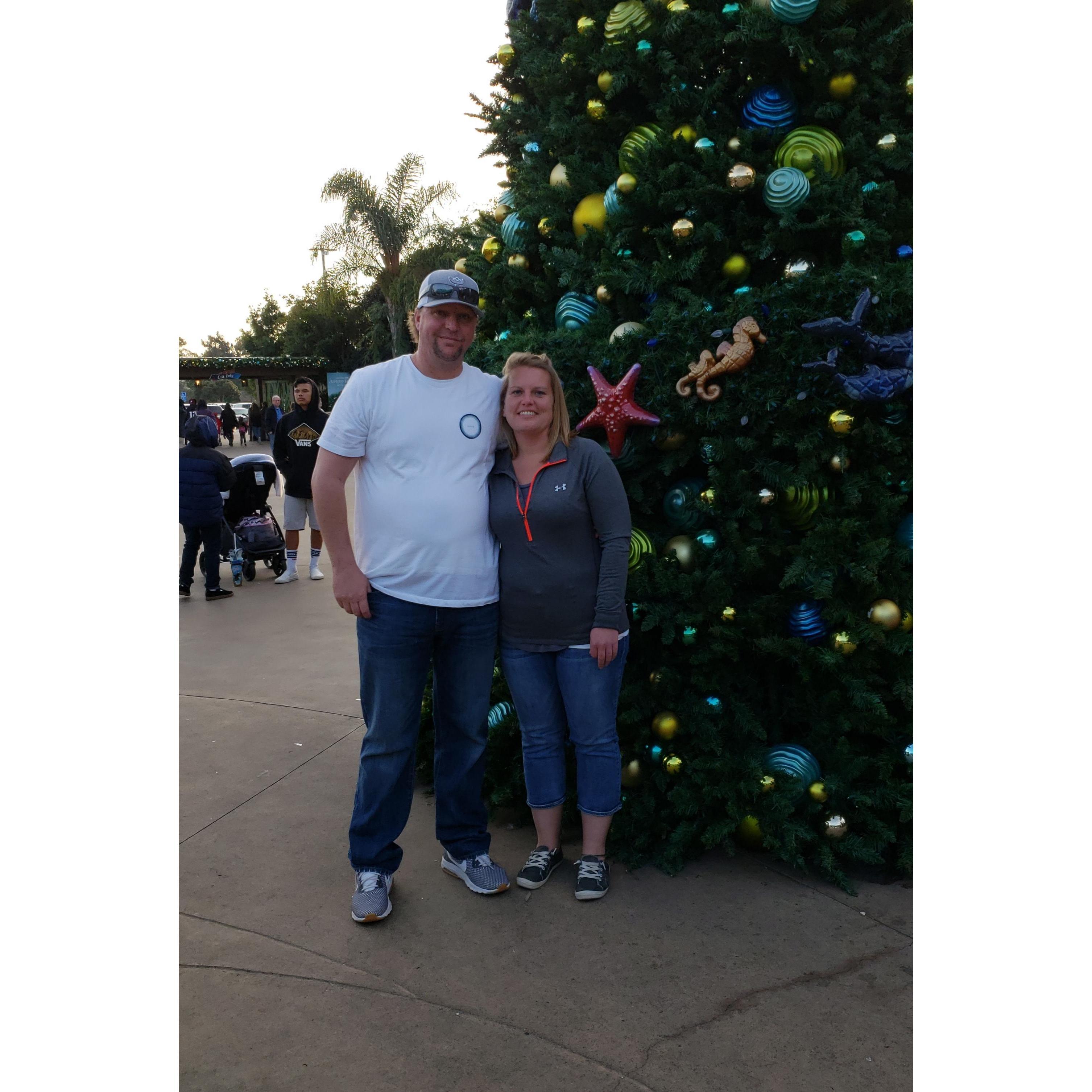 SeaWorld in San Deigo with the family Christmas 2018