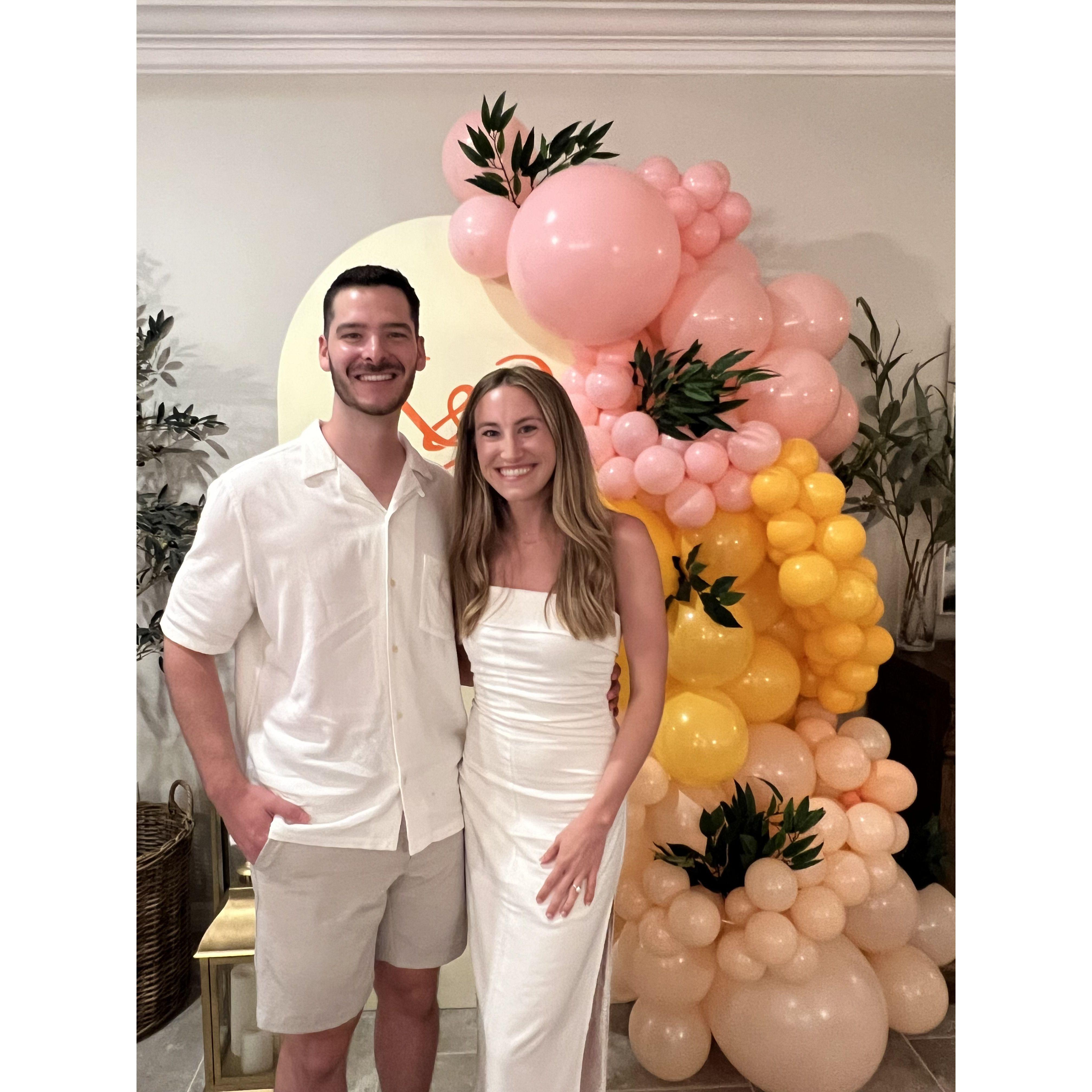 JULY, 2024 - Our Engagement Party!