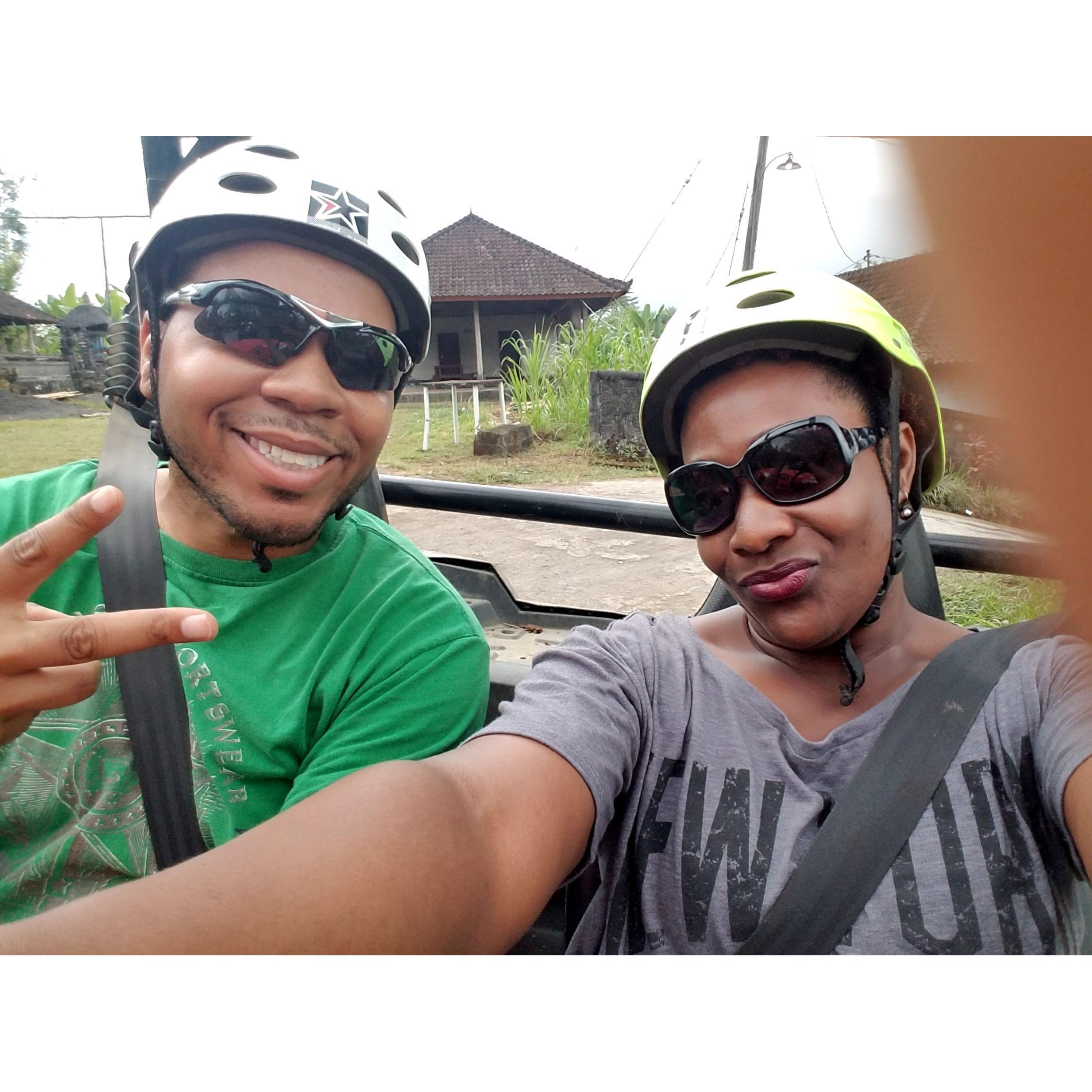 ATVs in the rice paddies, Bali 2017