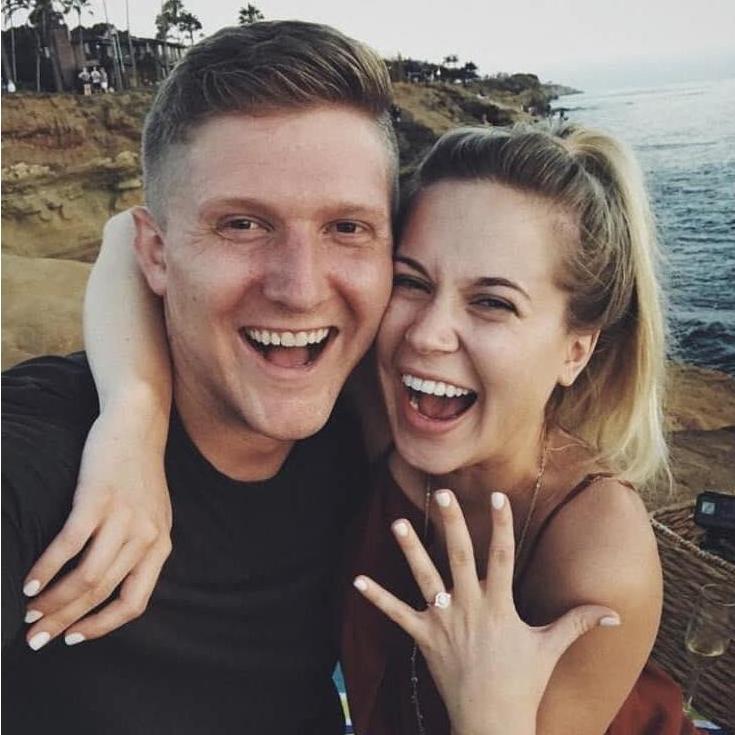 Where Jordan proposed!!! Man, I love this photo so much! This is EXACTLY how we felt in that moment. San Diego will forever hold a close place to our hearts!