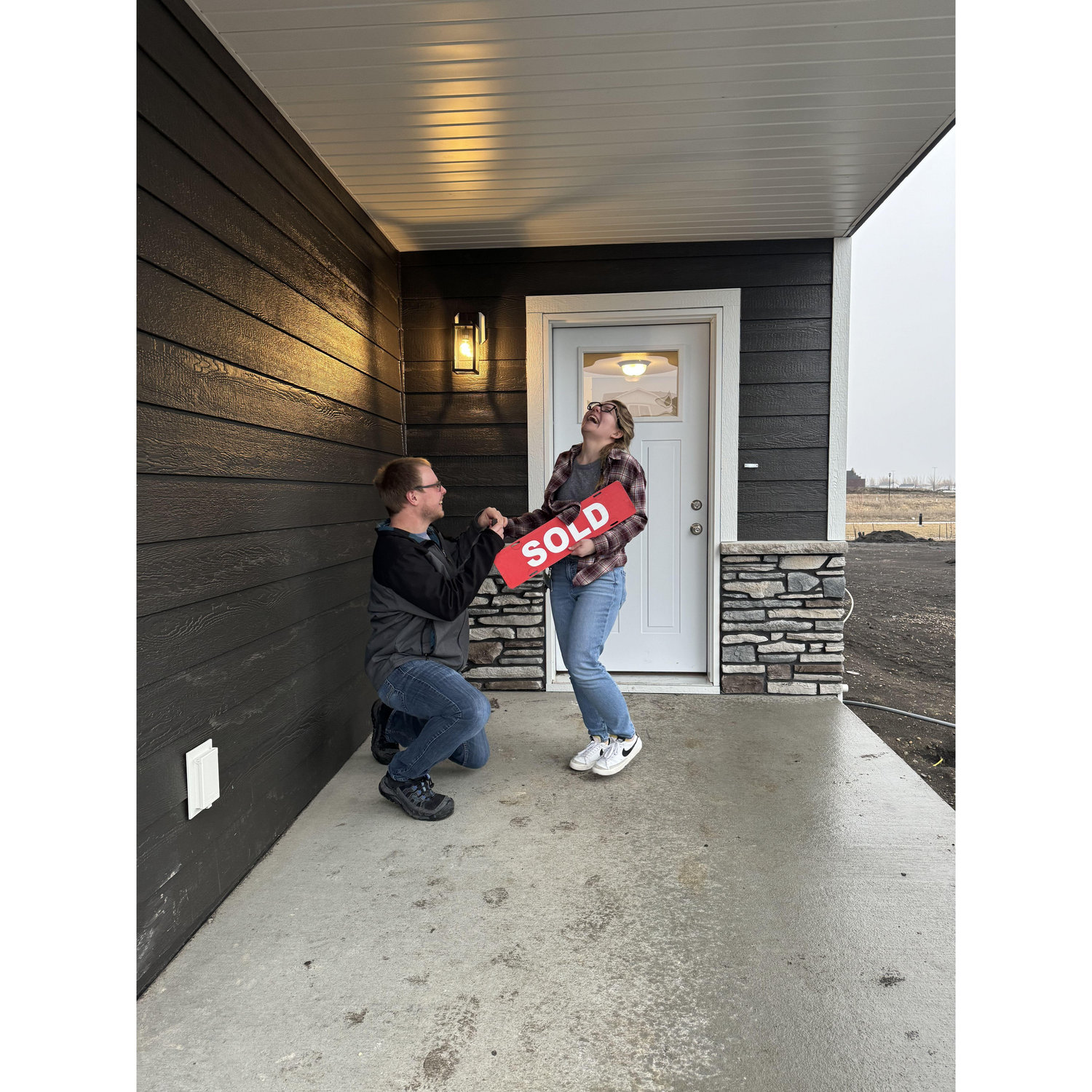 Somehow, Jason managed to pull off this surprise after closing on our new home!