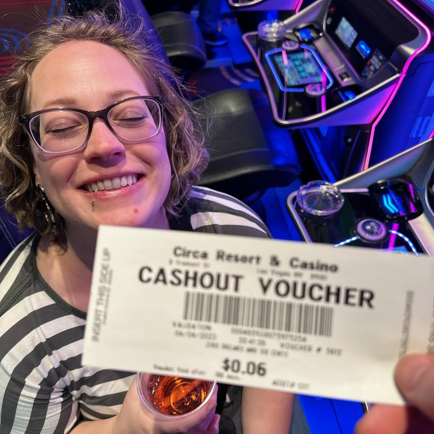 Vegas April 2023 - she had too much fun