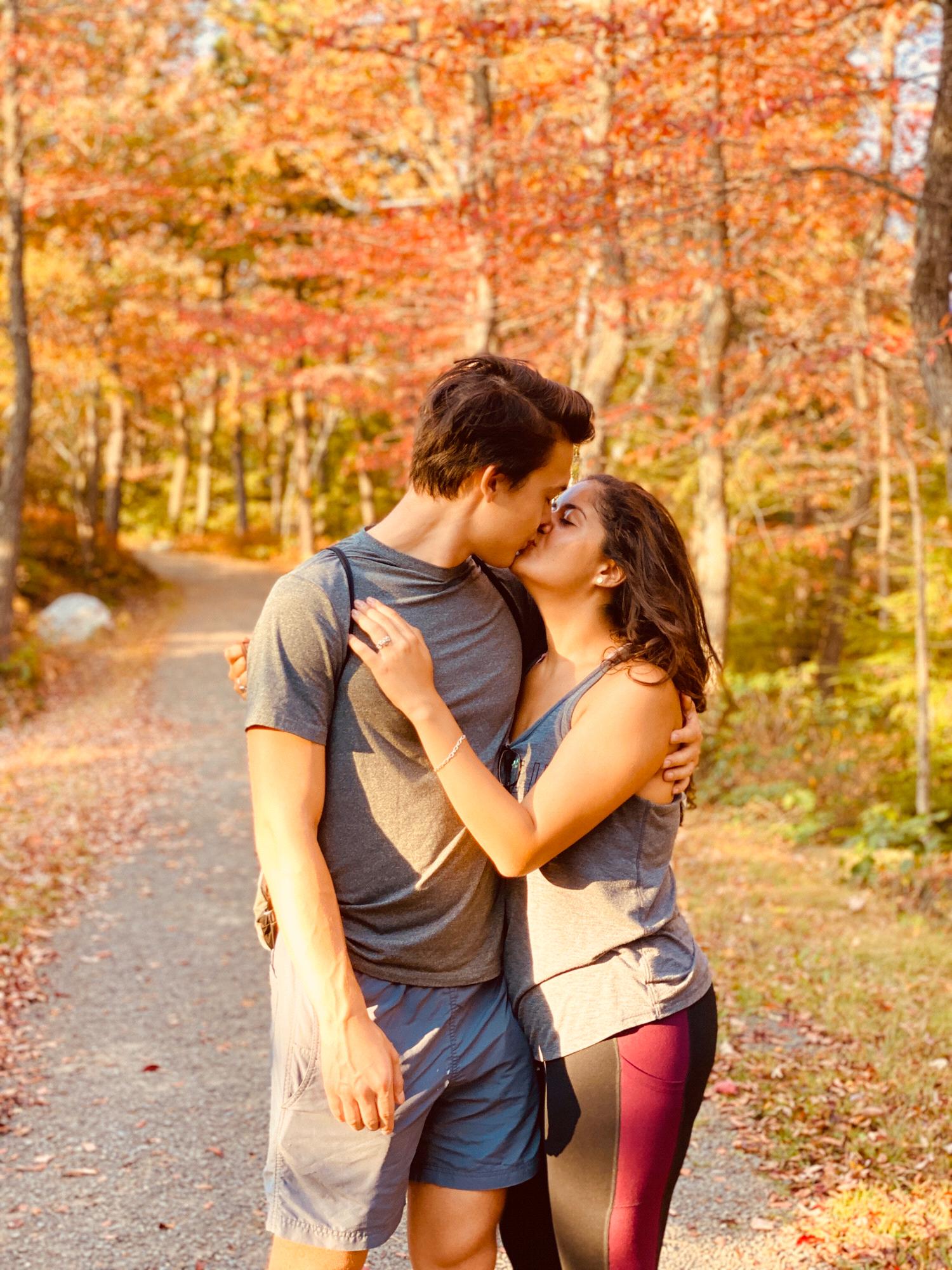 taken 1 year before our wedding day, fall 2019