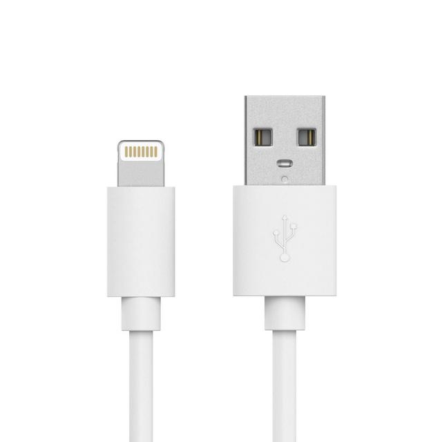 Just Wireless 10' Apple Lightning to USB-A Cable - White