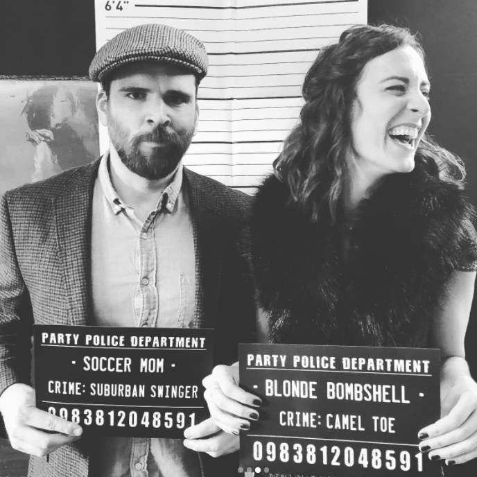 Peaky Blinders themed Bday Bash - the first (and last) social gathering we attended while dating.