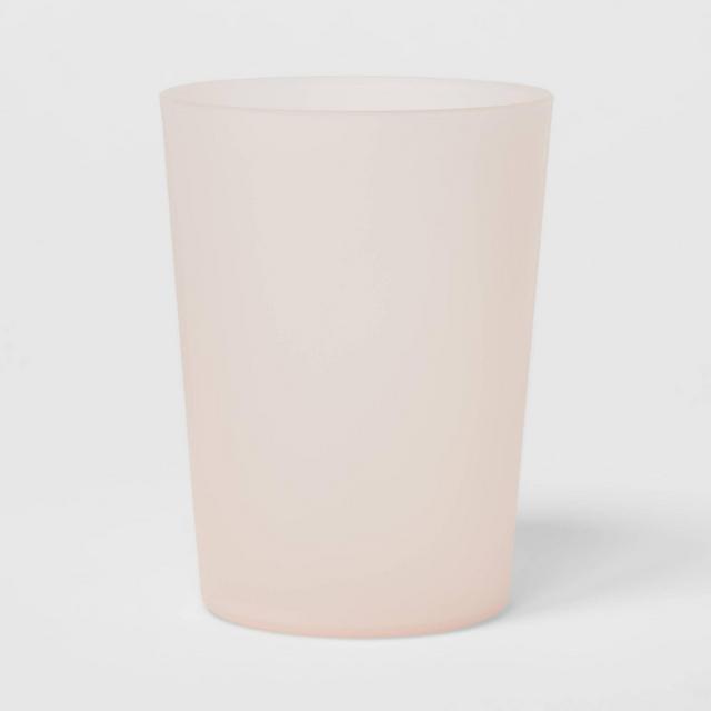 18oz Plastic Short Tumbler Pink - Room Essentials