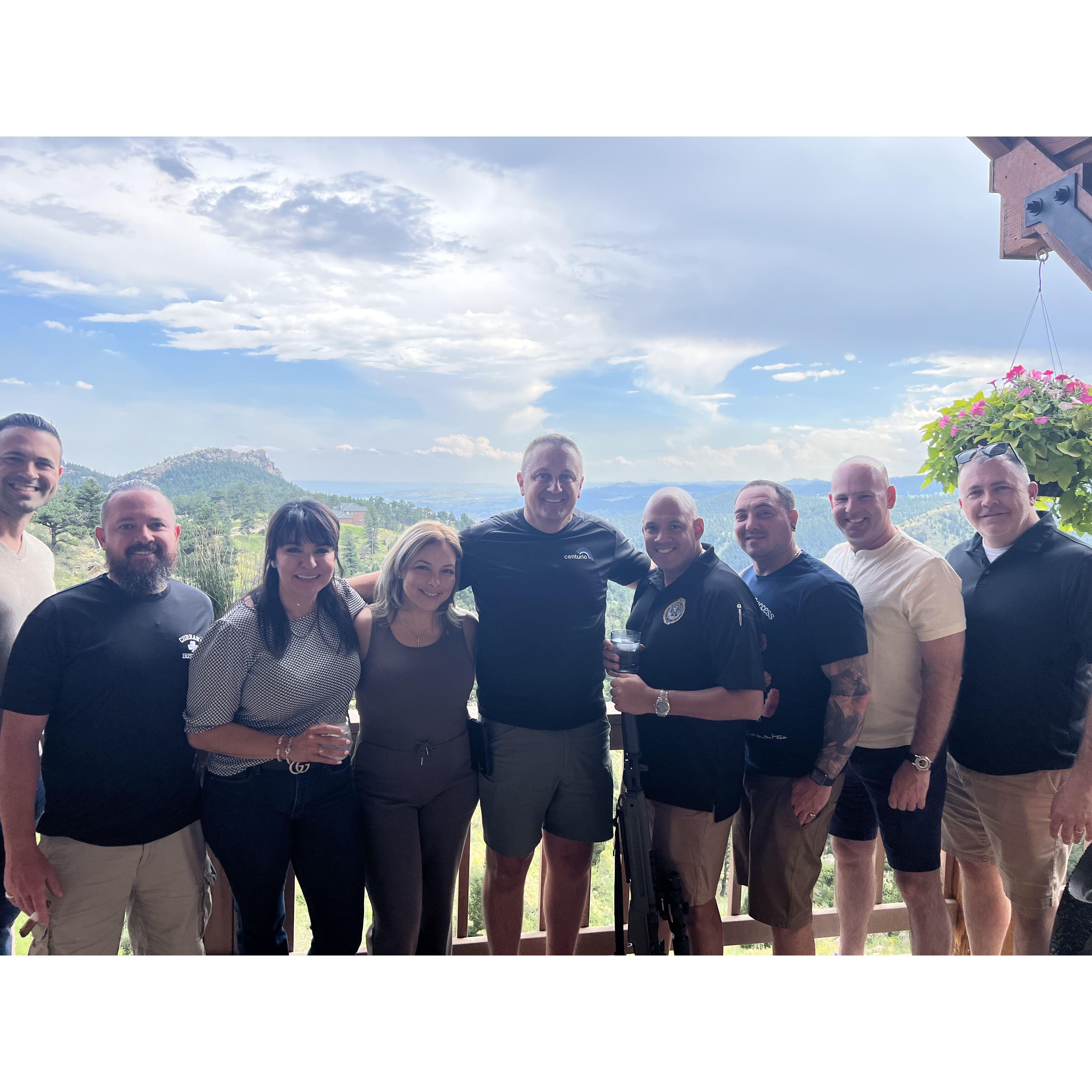 Beautiful afternoon on the deck in Golden, Colorado.