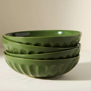 The Latte Stoneware Pasta Bowls, Set of 4: Amelie Edition