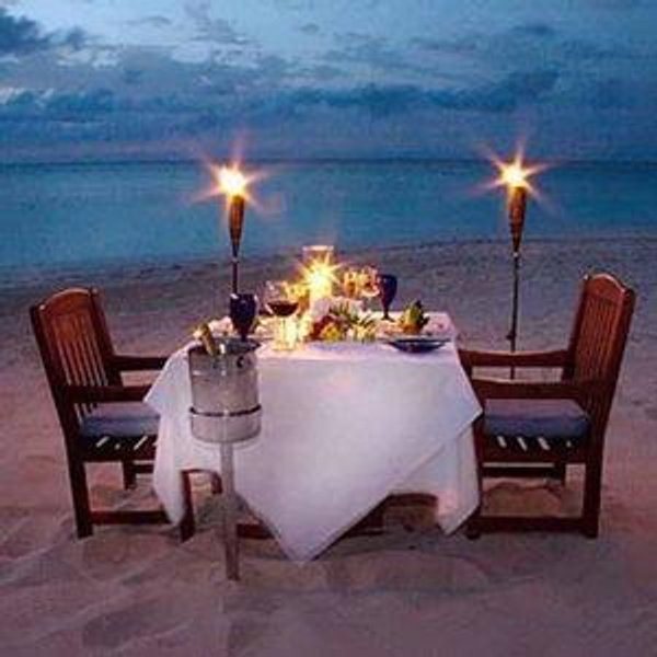 Private Candlelight Beach Dinner for Two