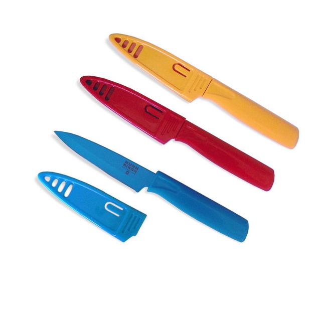 Kuhn Rikon Colori Paring Knife, Set of 3