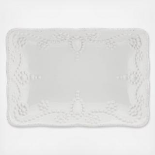 French Perle White Soap Dish