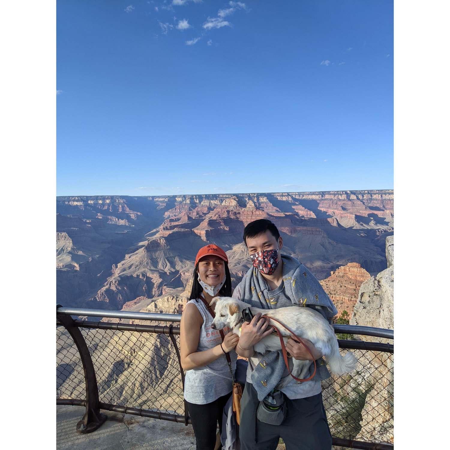 Taking in the Grand Canyon views