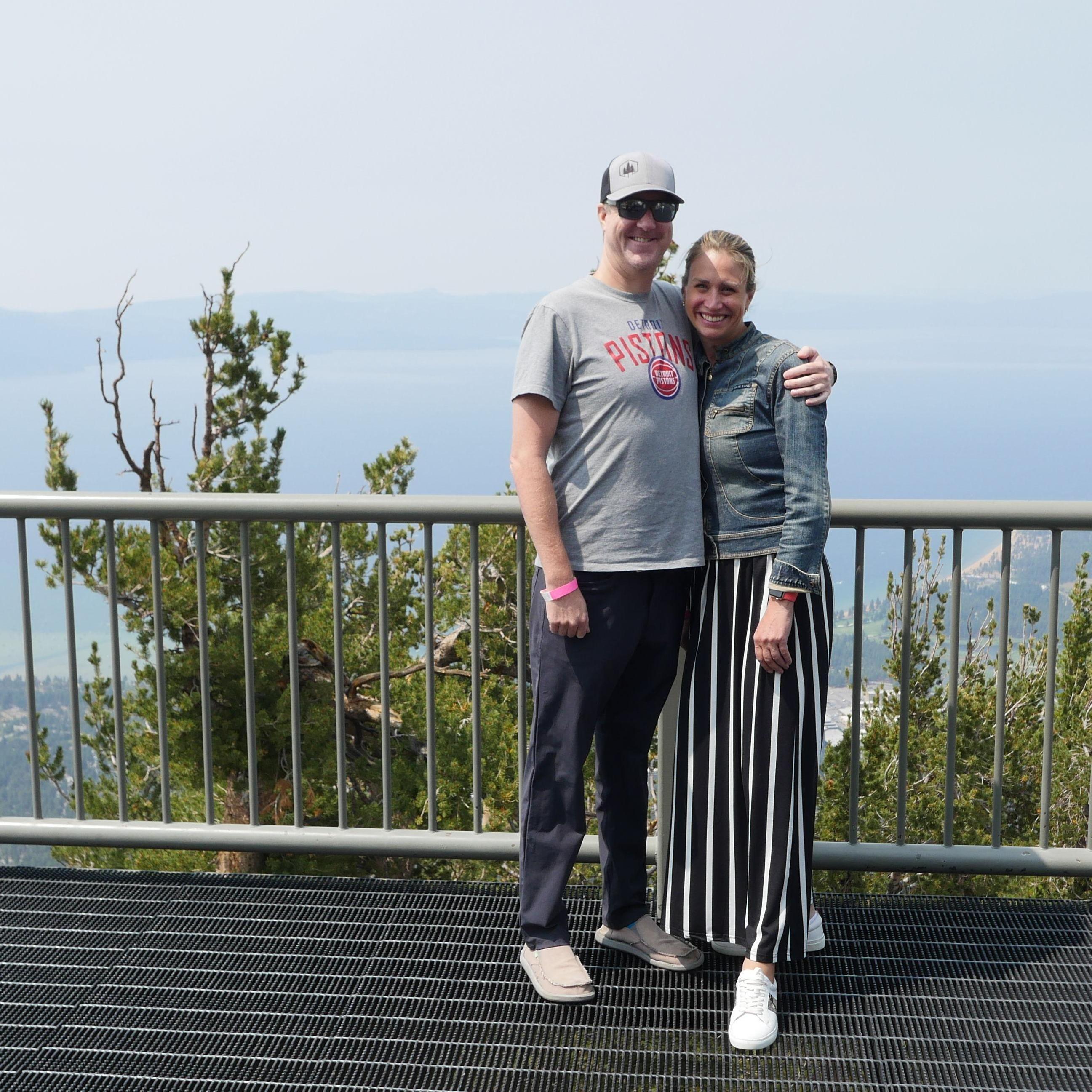 Dad's 70th birthday in South Lake Tahoe, enjoying a fun hike at Heavenly.