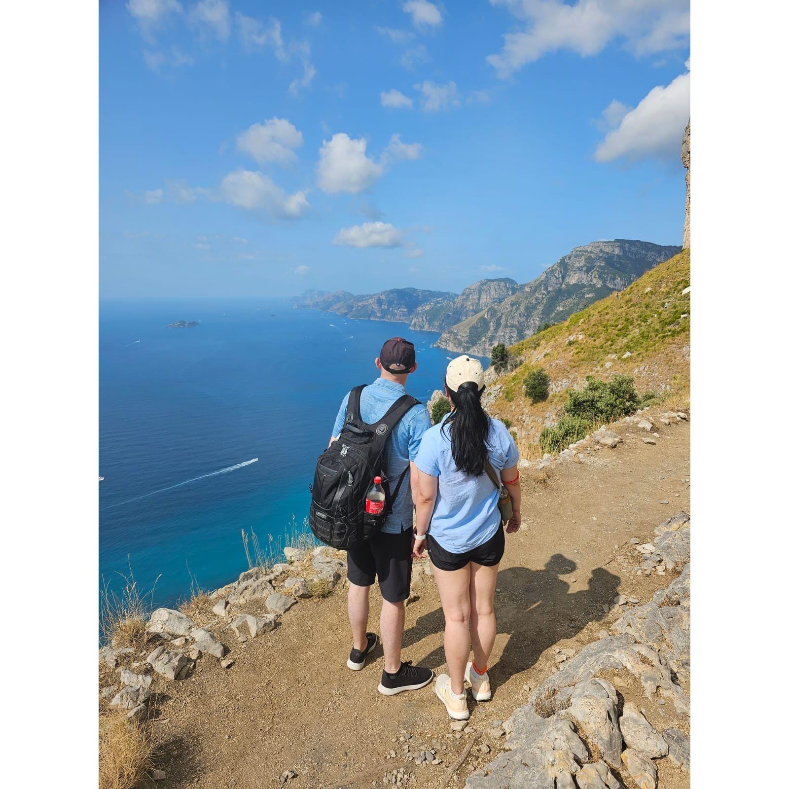 Walking the Path of the Gods along the Amalfi Coast