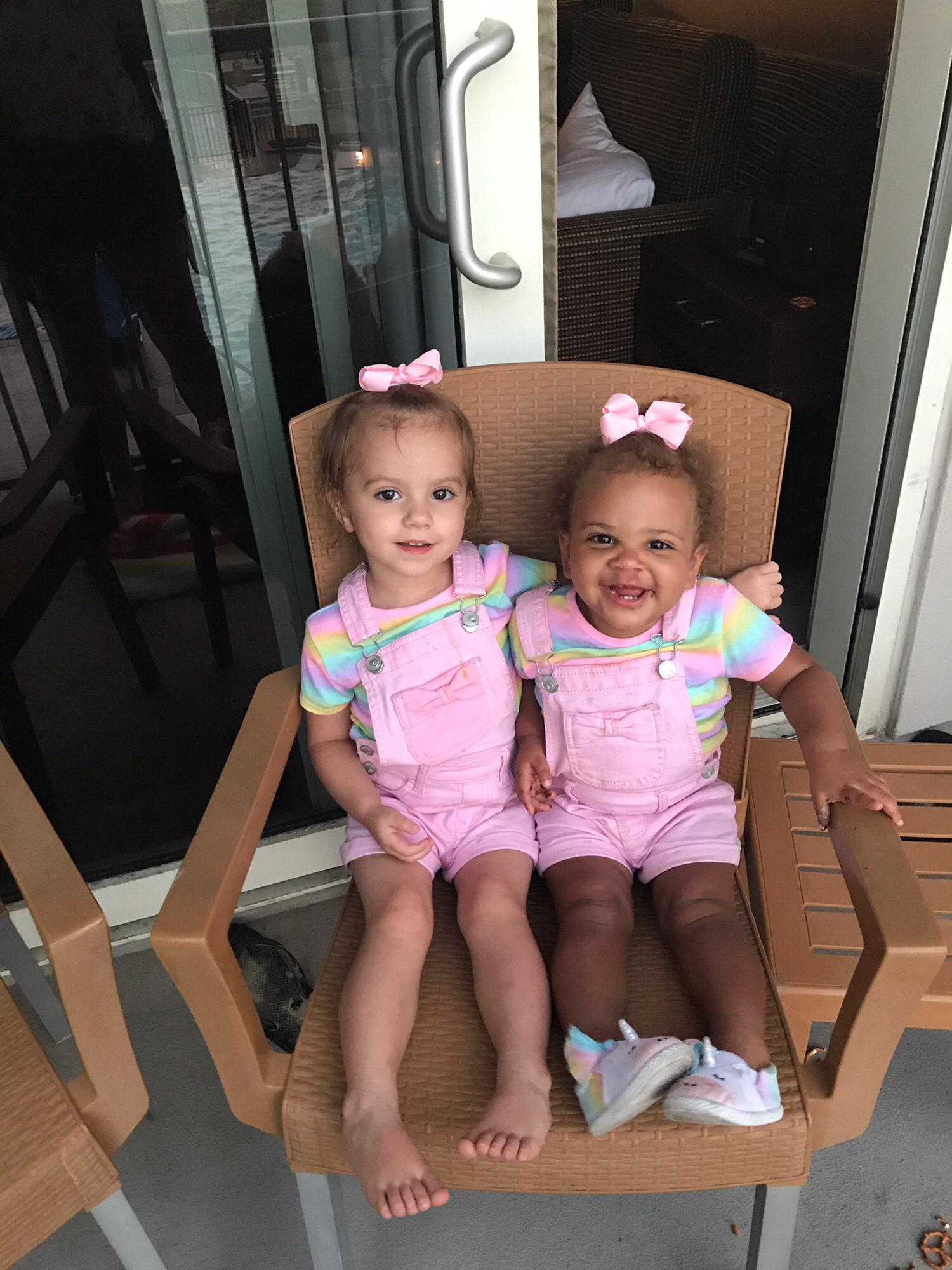 Hanging out on the hotel balcony